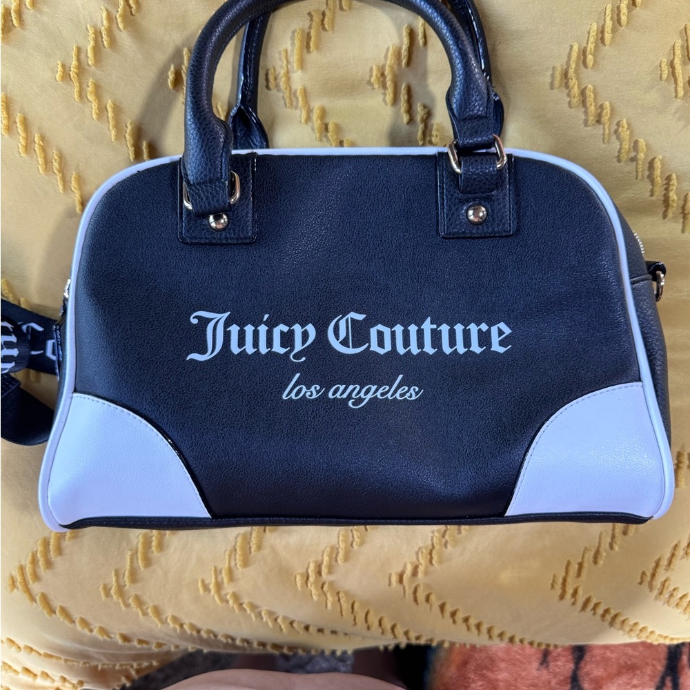 Juicy Couture Black and White Women's Bag